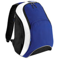 Bright Royal-Black-White - Front - Bagbase Teamwear Backpack - Rucksack (21 Litres)