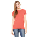 Coral - Back - Bella Ladies-Womens The Favourite Tee Short Sleeve T-Shirt