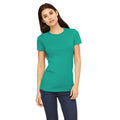 Teal - Back - Bella Ladies-Womens The Favourite Tee Short Sleeve T-Shirt