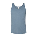 Heather Slate - Front - Canvas Adults Unisex Jersey Sleeveless Tank Top