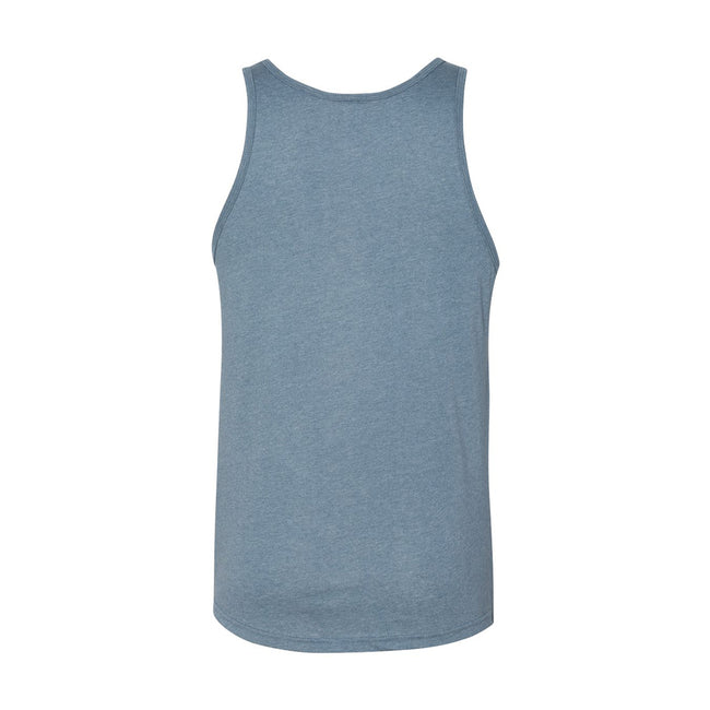 Heather Slate - Back - Canvas Adults Unisex Jersey Sleeveless Tank Top