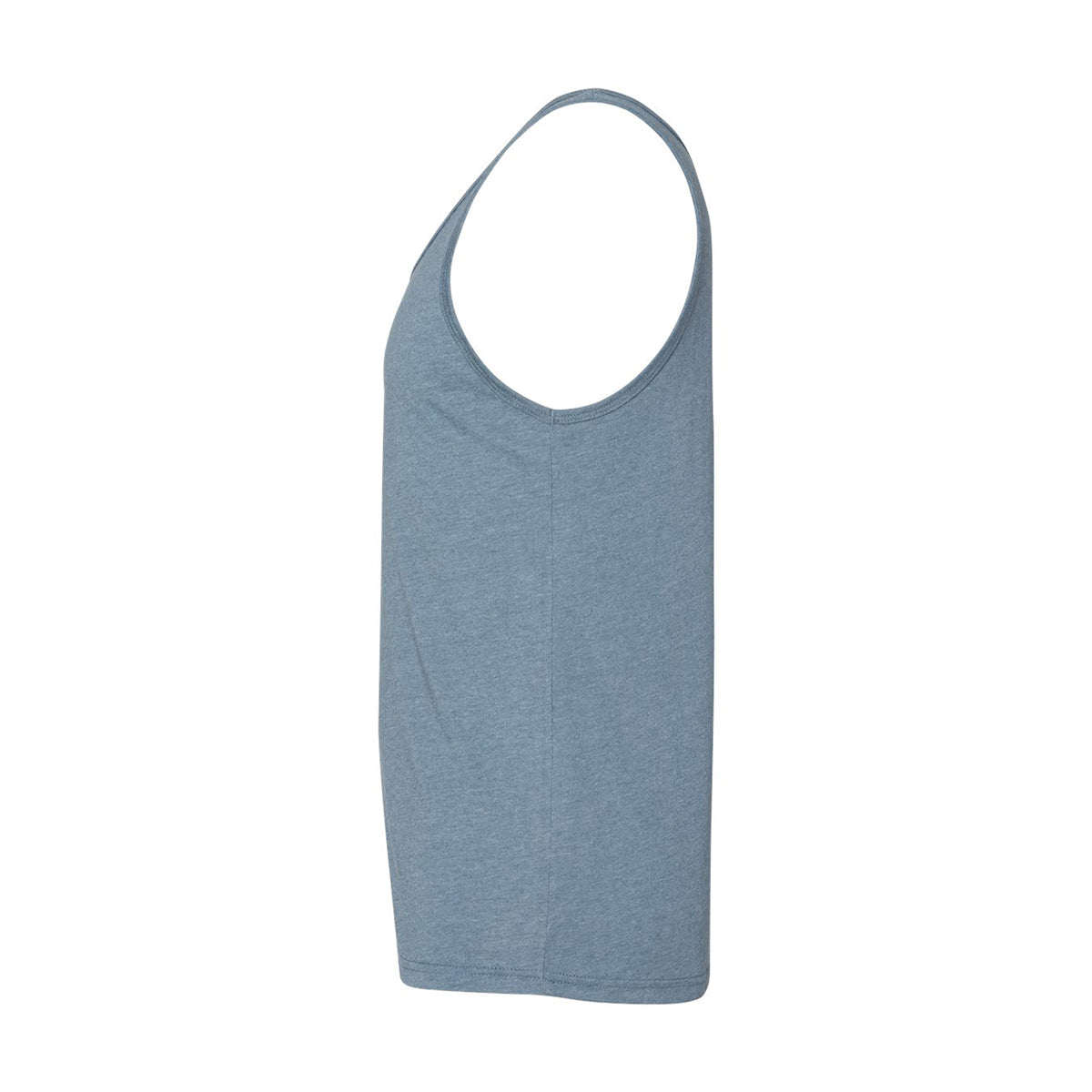 Heather Slate - Side - Canvas Adults Unisex Jersey Sleeveless Tank Top