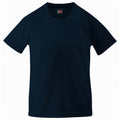 Deep Navy - Front - Fruit Of The Loom Childrens Unisex Performance Sportswear T-Shirt