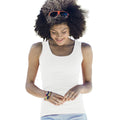 White - Back - Fruit Of The Loom Womens-Ladies Valueweight Lady Fit Tank Top