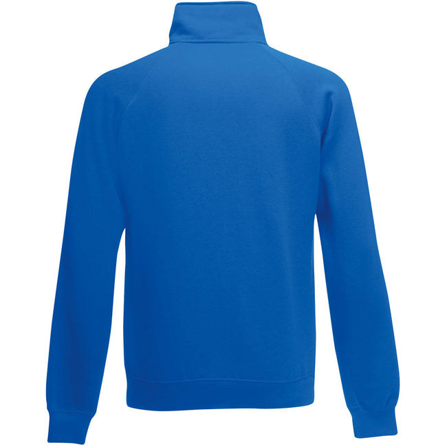 Royal - Back - Fruit Of The Loom Childrens-Kids Unisex Poly-Cotton Sweat Jacket