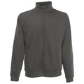 Light Graphite - Front - Fruit Of The Loom Mens Sweatshirt Jacket