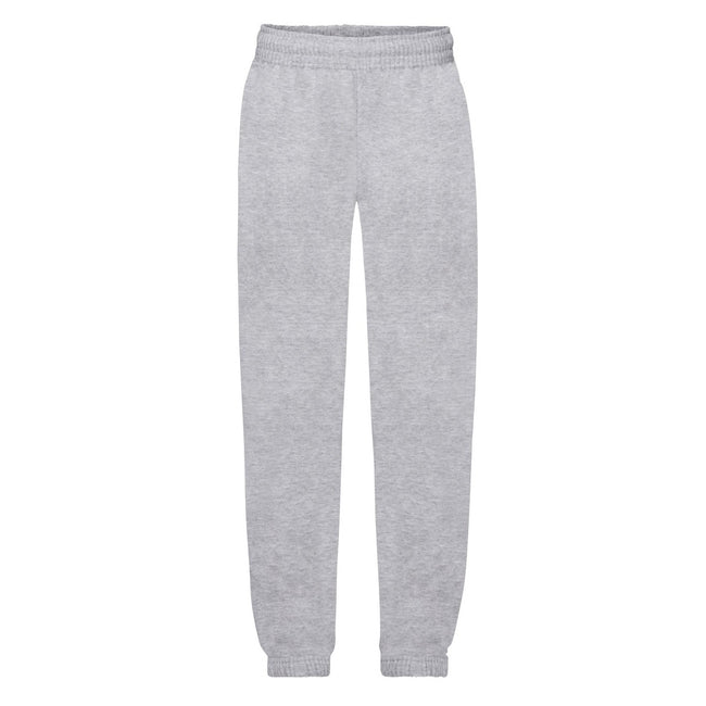 Heather Grey - Front - Fruit Of The Loom Childrens-Kids Unisex Jog Pants - Jogging Bottoms