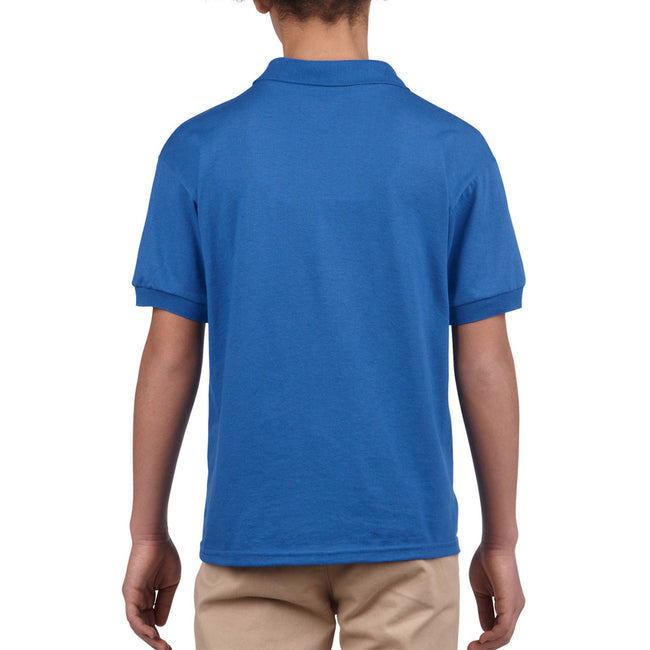 Royal - Pack Shot - Gildan DryBlend Childrens Unisex Jersey Polo Shirt