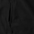 Black - Pack Shot - Russell Mens 1-4 Zip Outdoor Fleece Top