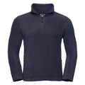 French Navy - Front - Russell Mens 1-4 Zip Outdoor Fleece Top