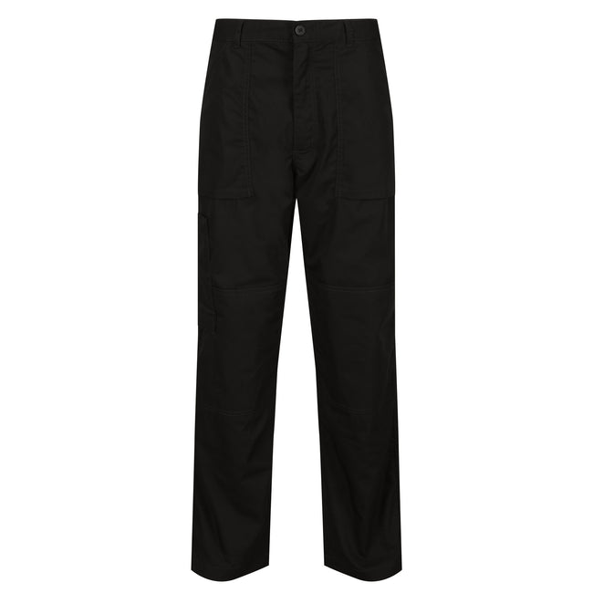 Black - Front - Regatta Mens New Lined Action Trouser (Long)