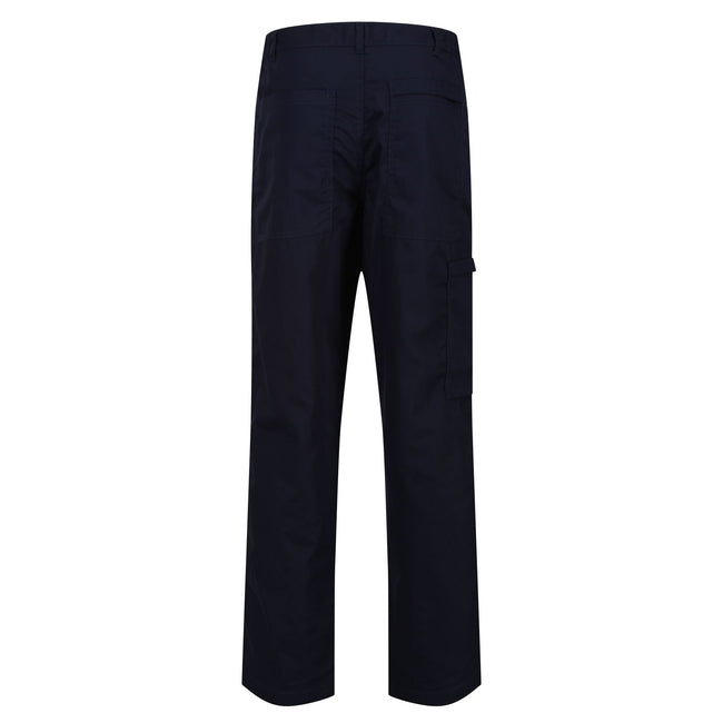 Navy Blue - Back - Regatta Mens New Lined Action Trousers (Reg) - Pants