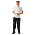 Black - Side - Regatta Mens New Lined Action Trouser (Short) - Pants