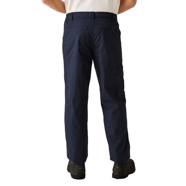 Navy Blue - Back - Regatta Mens New Lined Action Trouser (Short) - Pants
