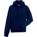 French Navy - Back - Russell Mens Authentic Hooded Sweatshirt - Hoodie