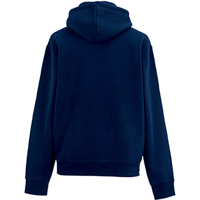 French Navy - Side - Russell Mens Authentic Hooded Sweatshirt - Hoodie