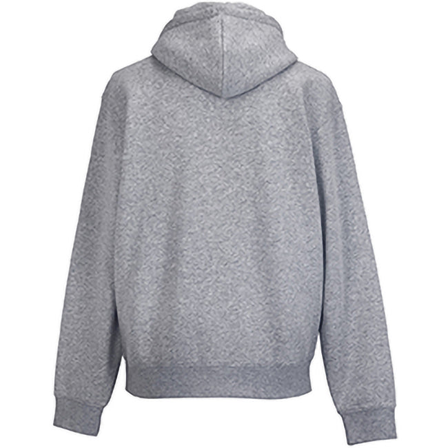 Light Oxford - Side - Russell Mens Authentic Hooded Sweatshirt - Hoodie