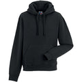 Black - Back - Russell Mens Authentic Hooded Sweatshirt - Hoodie