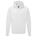 White - Front - Russell Mens Authentic Hooded Sweatshirt - Hoodie