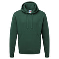 Bottle Green - Front - Russell Mens Authentic Hooded Sweatshirt - Hoodie