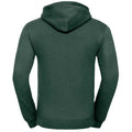 Bottle Green - Back - Russell Mens Authentic Hooded Sweatshirt - Hoodie
