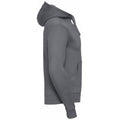 Convoy Grey - Side - Russell Mens Authentic Hooded Sweatshirt - Hoodie