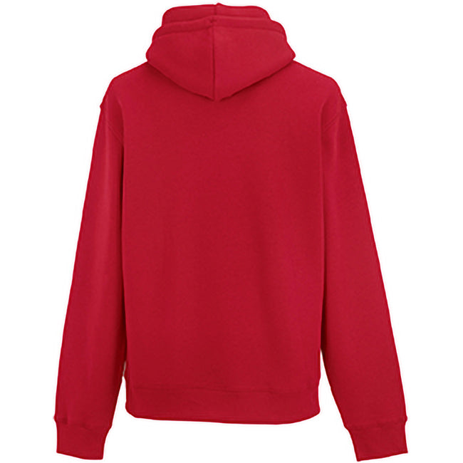 Classic Red - Side - Russell Mens Authentic Hooded Sweatshirt - Hoodie