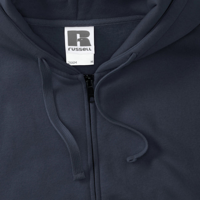 Convoy Grey - Lifestyle - Russell Mens Authentic Full Zip Hooded Sweatshirt - Hoodie