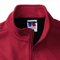Classic Red - Back - Russell Mens 3 Layer Soft Shell Gilet Jacket