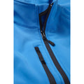 Azure Blue - Back - Russell Mens 3 Layer Soft Shell Gilet Jacket
