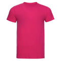 Fuchsia - Back - Russell Mens Slim Short Sleeve T-Shirt