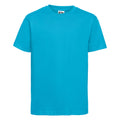 Turquoise - Front - Russell Mens Slim Short Sleeve T-Shirt