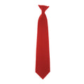 Red - Front - Yoko Clip-On Tie