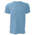 Heather Columbia Blue - Back - Canvas Unisex Jersey Crew Neck T-Shirt - Mens Short Sleeve T-Shirt