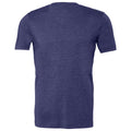 Heather Midnight Navy - Back - Canvas Unisex Jersey Crew Neck T-Shirt - Mens Short Sleeve T-Shirt