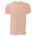 Heather Peach - Back - Canvas Unisex Jersey Crew Neck T-Shirt - Mens Short Sleeve T-Shirt