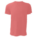 Heather Red - Back - Canvas Unisex Jersey Crew Neck T-Shirt - Mens Short Sleeve T-Shirt