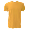 Mustard - Front - Canvas Unisex Jersey Crew Neck T-Shirt - Mens Short Sleeve T-Shirt