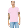 Soft Pink - Side - Canvas Unisex Jersey Crew Neck T-Shirt - Mens Short Sleeve T-Shirt
