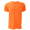 Orange - Front - Canvas Unisex Jersey Crew Neck T-Shirt - Mens Short Sleeve T-Shirt