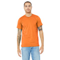 Orange - Side - Canvas Unisex Jersey Crew Neck T-Shirt - Mens Short Sleeve T-Shirt