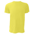 Heather Yellow Gold - Back - Canvas Unisex Jersey Crew Neck T-Shirt - Mens Short Sleeve T-Shirt