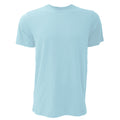 Heather Ice Blue - Front - Canvas Unisex Jersey Crew Neck T-Shirt - Mens Short Sleeve T-Shirt