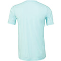 Heather Ice Blue - Back - Canvas Unisex Jersey Crew Neck T-Shirt - Mens Short Sleeve T-Shirt