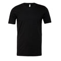 Heather Black - Front - Canvas Unisex Jersey Crew Neck T-Shirt - Mens Short Sleeve T-Shirt