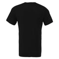 Heather Black - Back - Canvas Unisex Jersey Crew Neck T-Shirt - Mens Short Sleeve T-Shirt