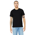 Heather Black - Side - Canvas Unisex Jersey Crew Neck T-Shirt - Mens Short Sleeve T-Shirt