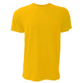 Gold - Front - Canvas Unisex Jersey Crew Neck T-Shirt - Mens Short Sleeve T-Shirt