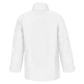 White - Back - B&C Mens Real+ Premium Windproof Thermo-Isolated Jacket (Waterproof PU Coating)