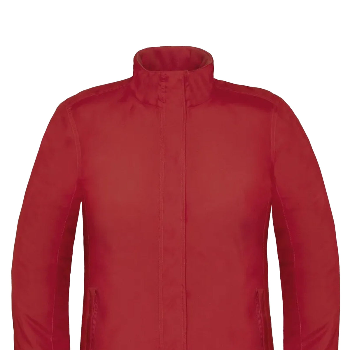 Deep Red - Back - B&C Womens-Ladies Premium Real+ Windproof Waterproof Thermo-Isolated Jacket